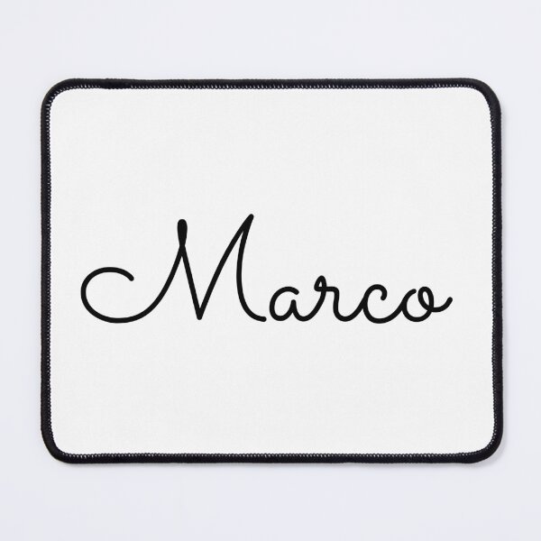 Item preview, Writing Marco Name Label designed and sold by NormadWorld.