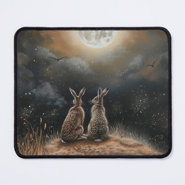 Item preview, Hares on a Hill designed and sold by thewandswant.