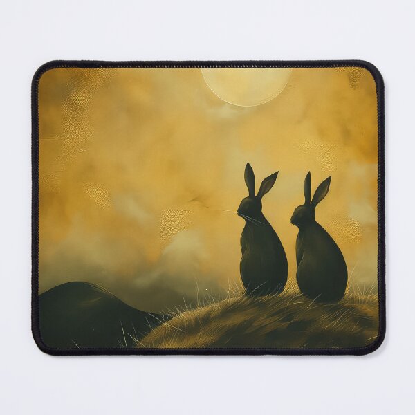 Item preview, Hares on a Hill designed and sold by thewandswant.