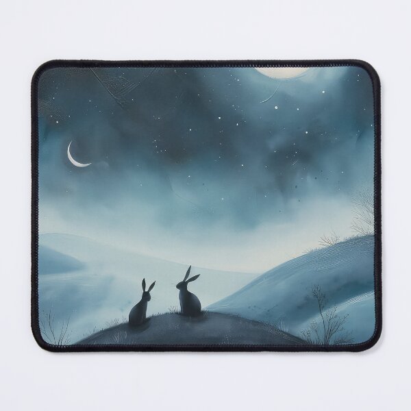 Item preview, Hares on a Hill designed and sold by thewandswant.