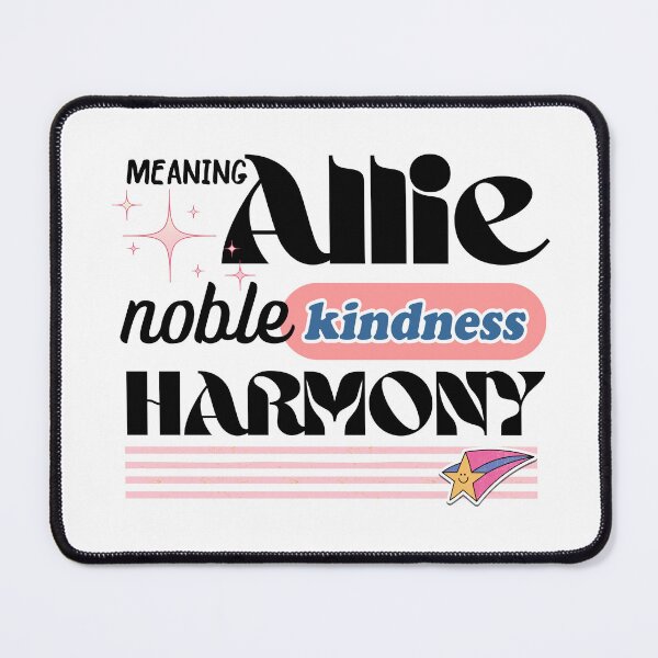 Item preview, Allie  Name for Birthday Allie Name Meaning Personalized Gift designed and sold by CyberArtistOne.
