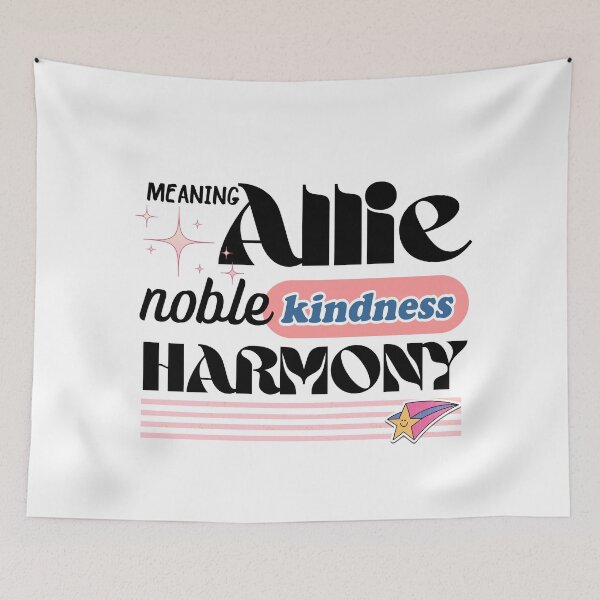 Item preview, Allie  Name for Birthday Allie Name Meaning Personalized Gift designed and sold by CyberArtistOne.