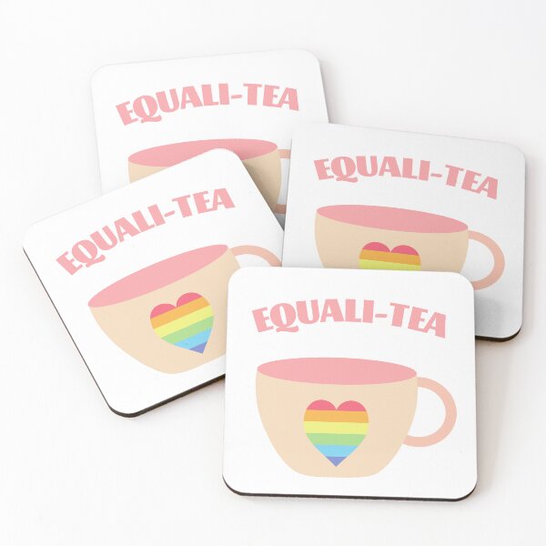 Item preview, Equali-Tea LGBT Pun Tea Cup designed and sold by LuckyKermit.