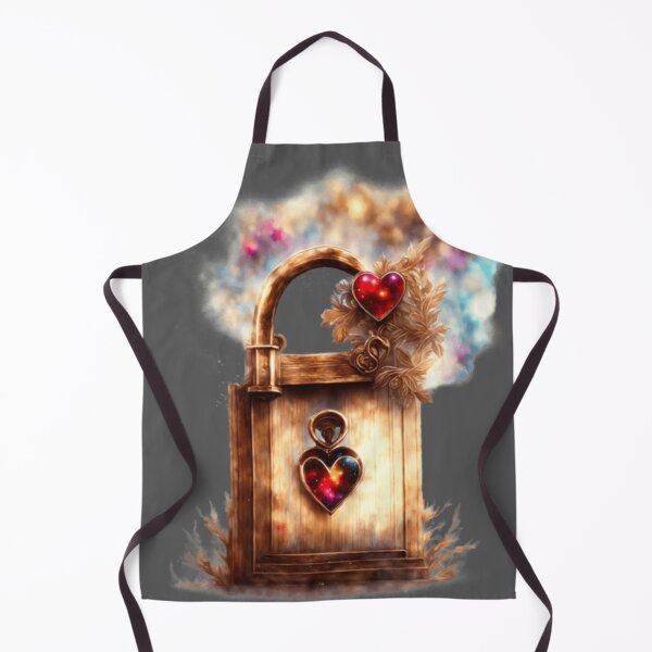 Item preview, wooden padlock with heart designed and sold by Vilemo.