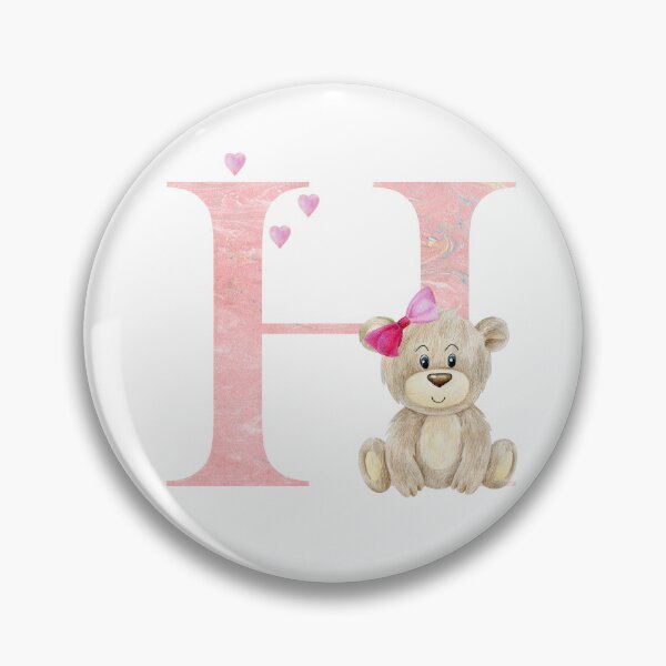 Artikelvorschau, Watercolor letter H with teddy bear entworfen und verkauft von tapilipa.