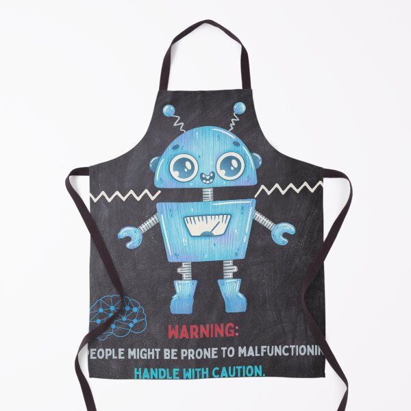Item preview, funny joke robot design designed and sold by Dwipo Design.