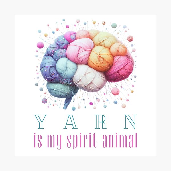 Item preview, Yarn is My Spirit Animal designed and sold by GOTEK.