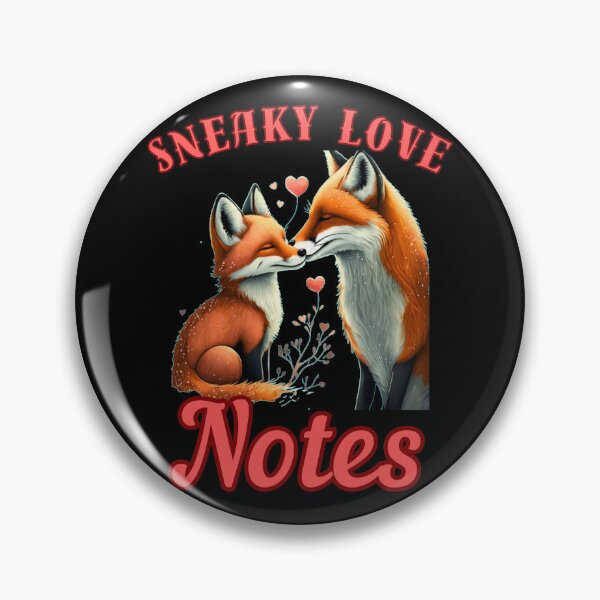Item preview, Sneaky Love Notes. fox head designed and sold by FoxVibes.