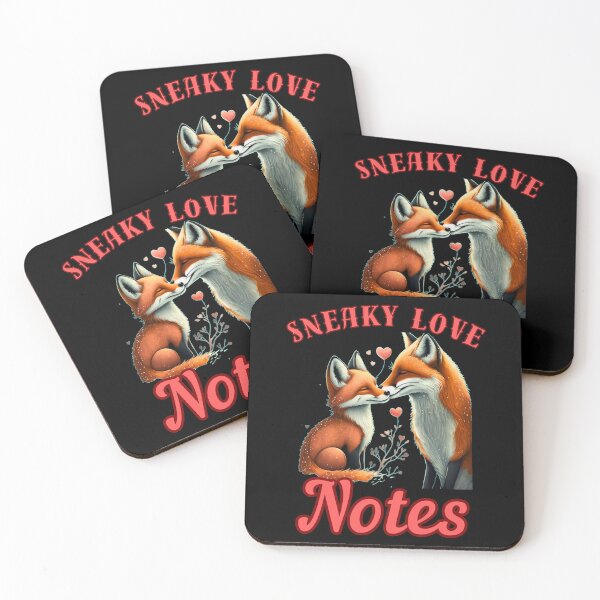 Item preview, Sneaky Love Notes. fox head designed and sold by FoxVibes.