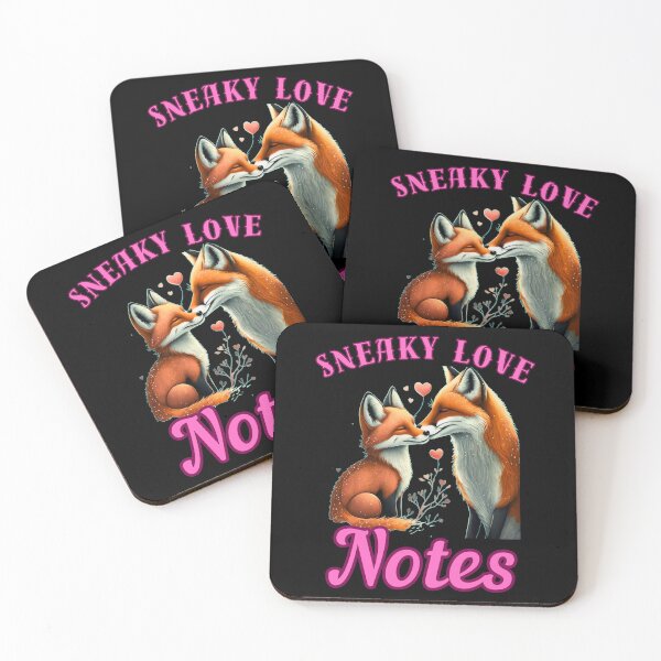Item preview, Sneaky Love Notes. cool fox designed and sold by FoxVibes.