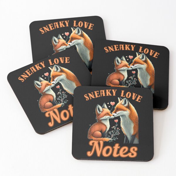 Item preview, Sneaky Love Notes. fox portrait designed and sold by FoxVibes.