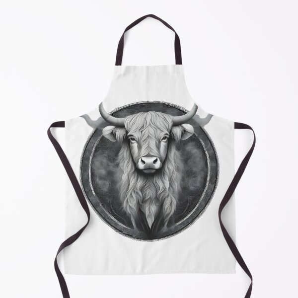 Item preview, Highland Cow Ethereal Logo designed and sold by Zenvo.