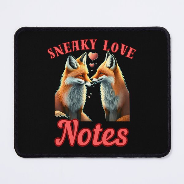 Item preview, Sneaky Love Notes. retro fox designed and sold by FoxVibes.