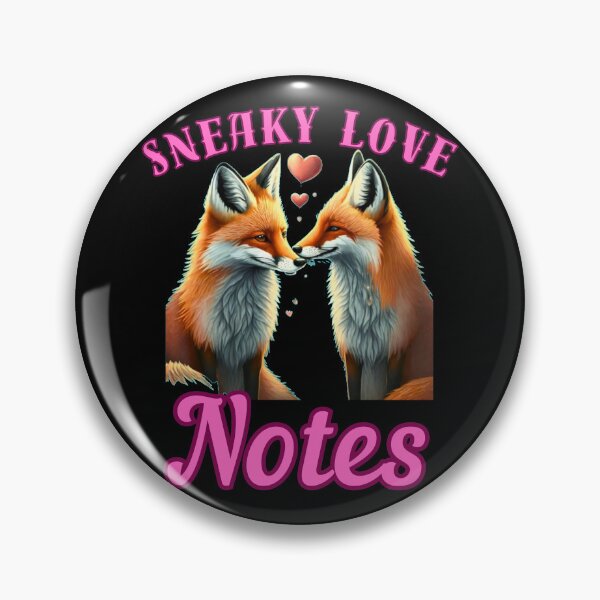 Item preview, Sneaky Love Notes. fox foxes designed and sold by FoxVibes.