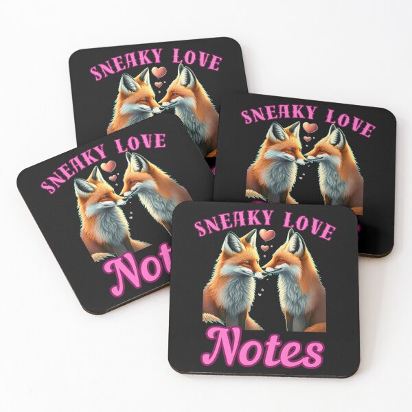 Item preview, Sneaky Love Notes. fox foxes designed and sold by FoxVibes.