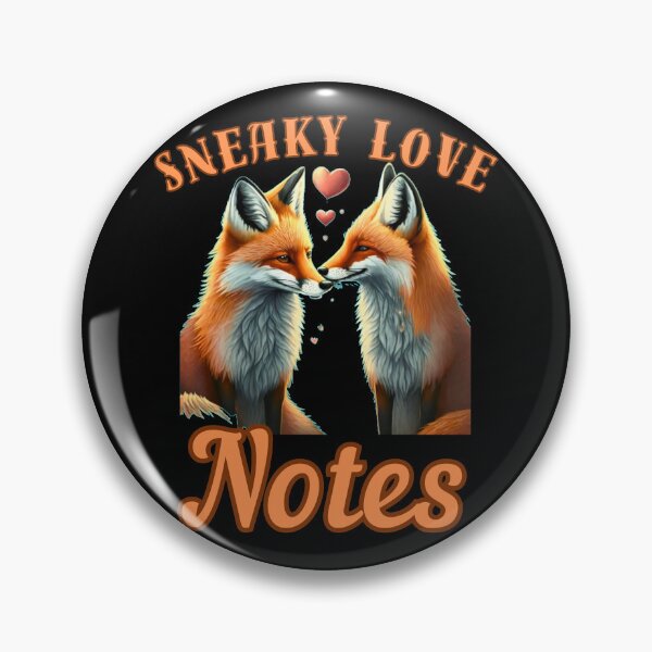 Item preview, Sneaky Love Notes. fox watercolor designed and sold by FoxVibes.