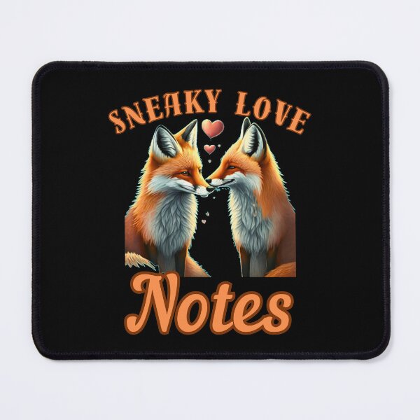Item preview, Sneaky Love Notes. fox watercolor designed and sold by FoxVibes.