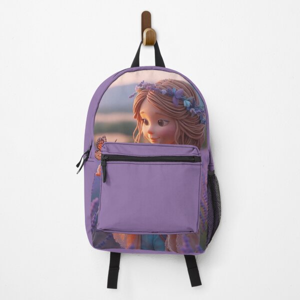 Item preview, Mila in a lavender field with a monarch designed and sold by angel .jpeg.