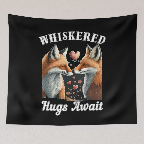 Item preview, Whiskered Hugs Await designed and sold by FoxVibes.