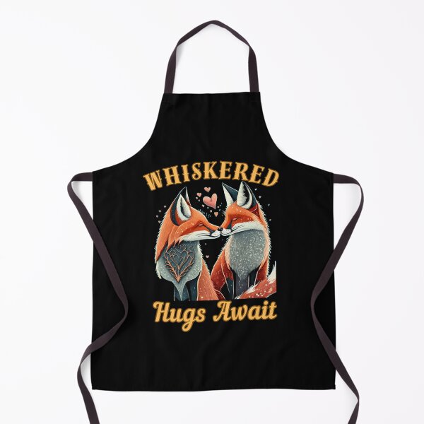 Item preview, Whiskered Hugs Await. fox saying designed and sold by FoxVibes.