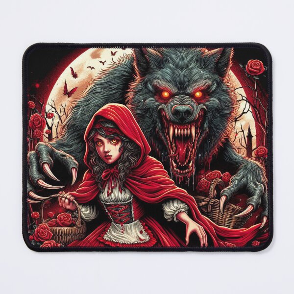 Item preview, Red Riding Hood's Encounter with the Wolf designed and sold by American Artist Designs.
