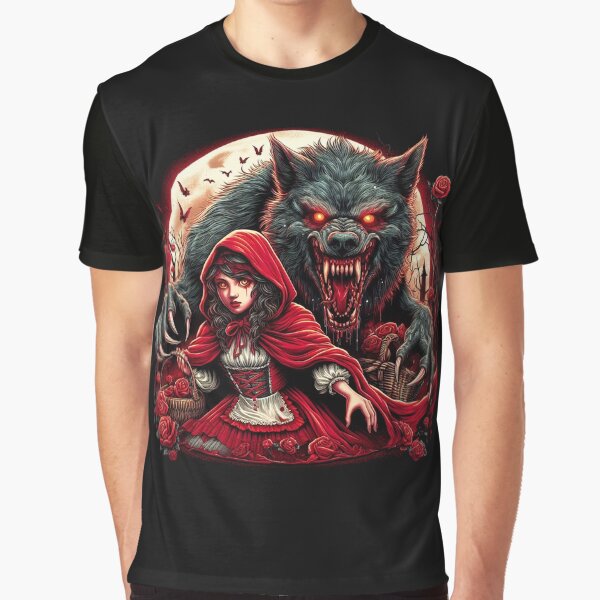 Aperçu de l'œuvre La rencontre du Chaperon Rouge avec le loup créée et vendue par American Artist Designs.