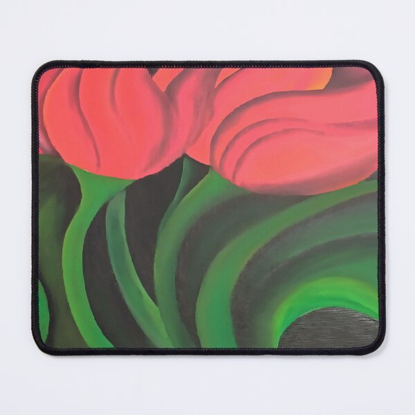 Item preview, Red Tulips Abstract Art designed and sold by taiche.