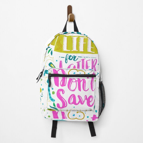Item preview, Don't Save Your Life for Later - Colorful Typographic Design designed and sold by DigitalGraphic1.
