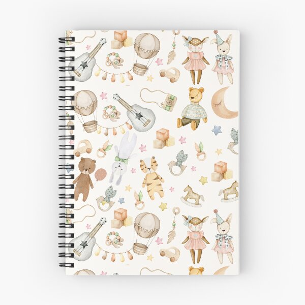Item preview, Cute Pattern For Kids - Watercolor - Cream Color designed and sold by patternjp.