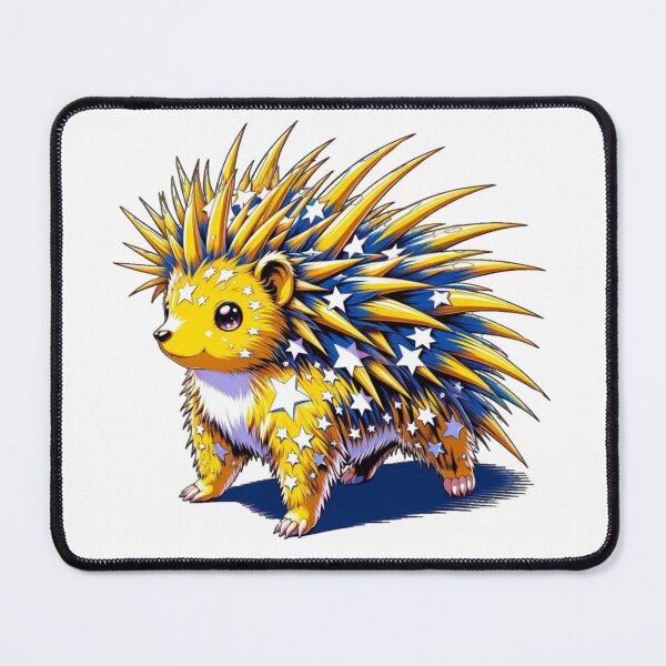 Item preview, Yellow Porcupine with White Stars Libertarian Symbol designed and sold by kylmllr101684.