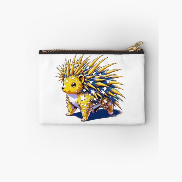 Item preview, Yellow Porcupine with White Stars Libertarian Symbol designed and sold by kylmllr101684.