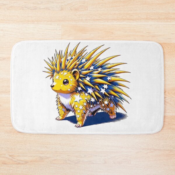 Item preview, Yellow Porcupine with White Stars Libertarian Symbol designed and sold by kylmllr101684.