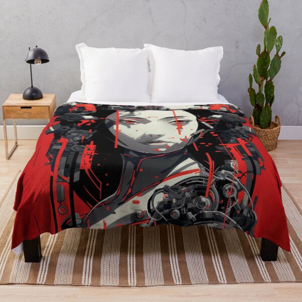 Item preview, Portrait of a cyberpunk girl designed and sold by Blissandlove.