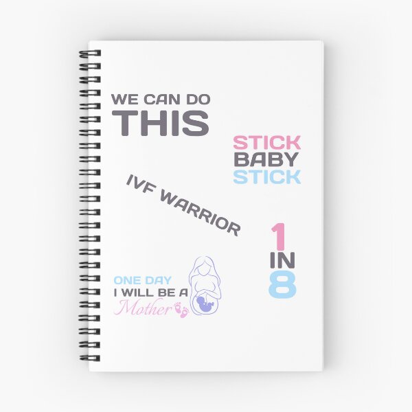 Item preview, IVF warrior sticker set for journal and calendar designed and sold by Lady-Frost.