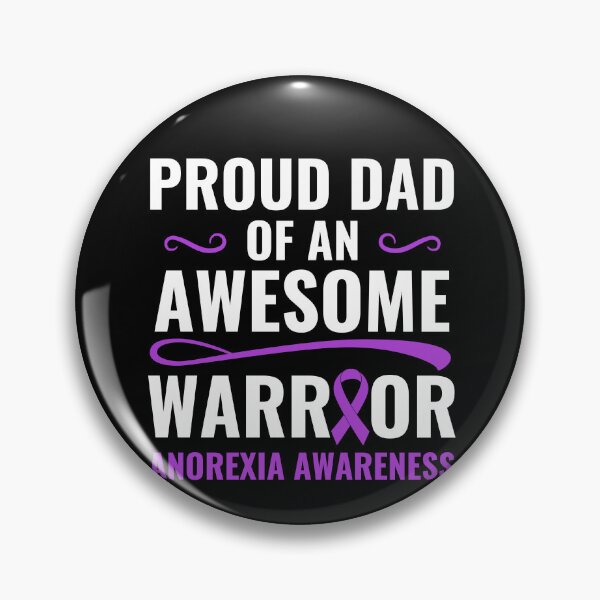 Item preview, Proud Dad of an Anorexia Warior Men Women Anorexia Awareness designed and sold by BlueBerry-Pengu.