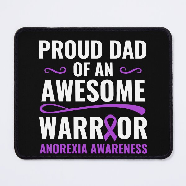 Item preview, Proud Dad of an Anorexia Warior Men Women Anorexia Awareness designed and sold by BlueBerry-Pengu.