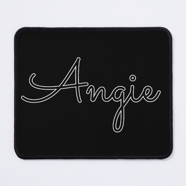 Item preview, Writing Angie Name Label (Black) designed and sold by NormadWorld.
