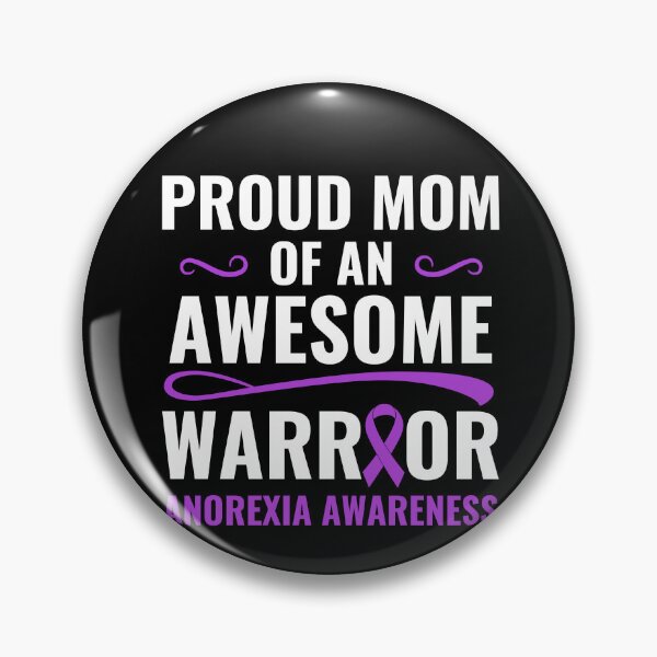 Item preview, Proud Mom of an Anorexia Warior Men Women Anorexia Awareness designed and sold by BlueBerry-Pengu.