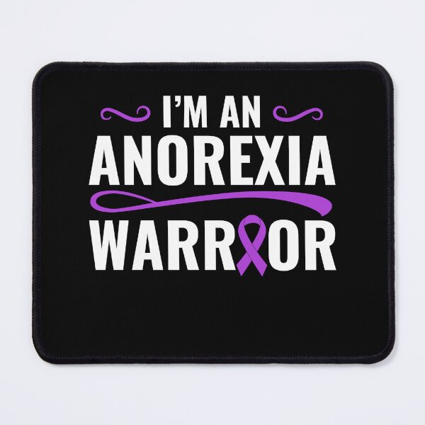 Item preview, I'm an Anorexia Warrior Men Women Anorexia Awareness designed and sold by BlueBerry-Pengu.