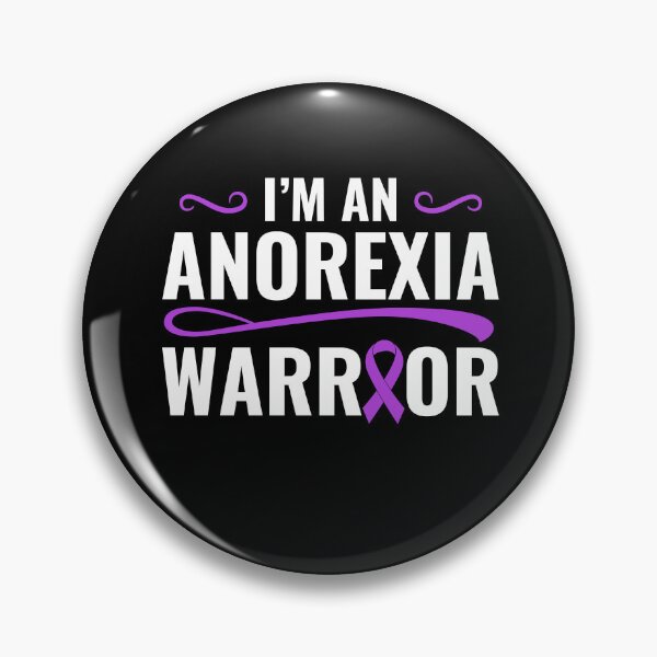 Item preview, I'm an Anorexia Warrior Men Women Anorexia Awareness designed and sold by BlueBerry-Pengu.