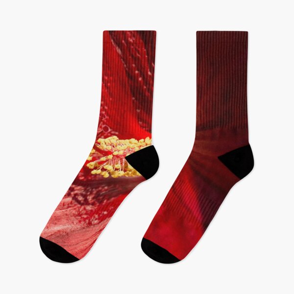 Item preview, Scarlet Bloomcore - Exotic Hibiscus Flower in Hot Red designed and sold by Georgia Mizuleva.