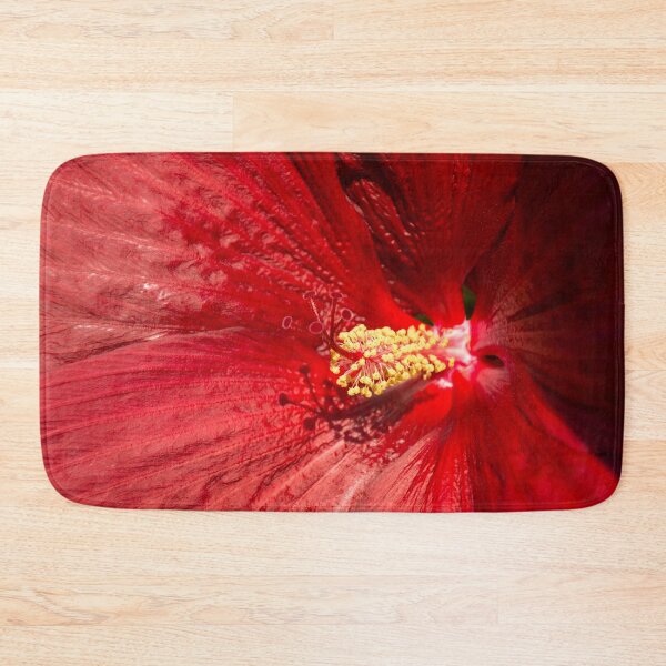 Item preview, Scarlet Bloomcore - Exotic Hibiscus Flower in Hot Red designed and sold by Georgia Mizuleva.