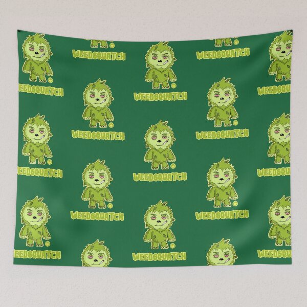 Item preview, Weedsquatch high cute monster designed and sold by GreenKingShop.