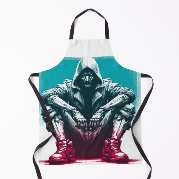 Item preview, Cyberpunk Neo Noir Cyborg con capucha designed and sold by RESToRAPTOR.