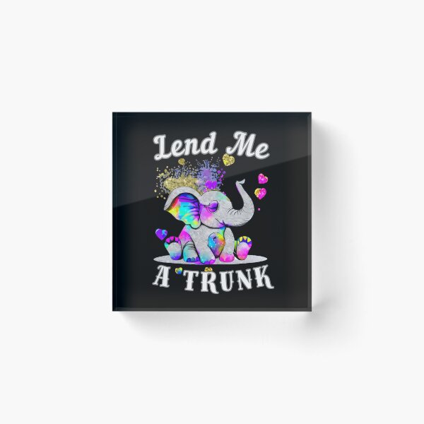 Item preview, Lend Me A Trunk. watercolor elephant designed and sold by ElephantVibes.