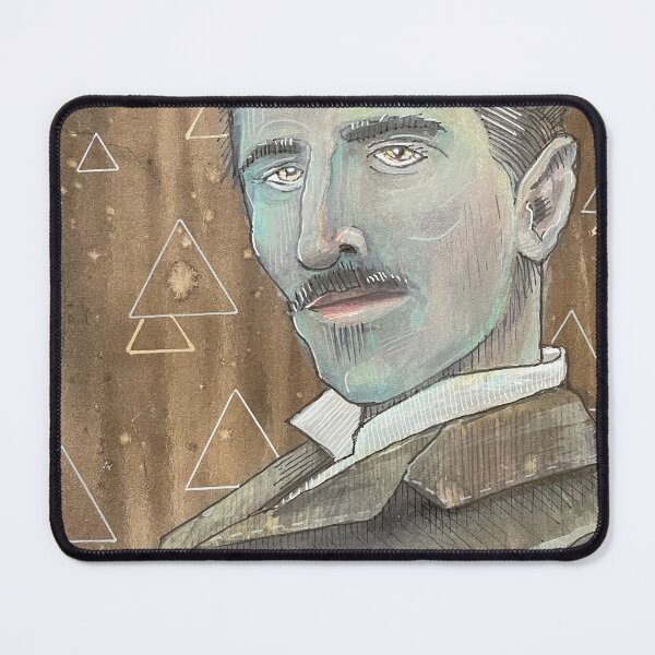 Item preview, Nikola Tesla Portrait Painting designed and sold by BWGunner.