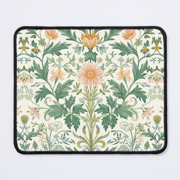 Item preview, Pink, Yellow and Blue Flowers, Floral Pattern, Detailed and Symmetrical Style designed and sold by celiacreatec.