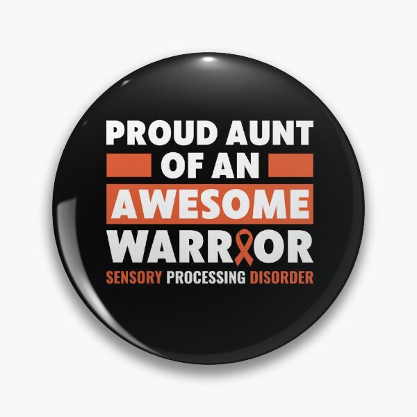 Item preview, Proud Aunt of Sensory Processing Disorder Warrior designed and sold by BlueBerry-Pengu.