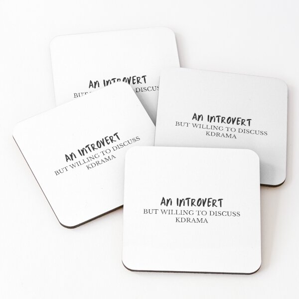 Item preview, Introvert willing to discuss kdrama designed and sold by YourChingu.