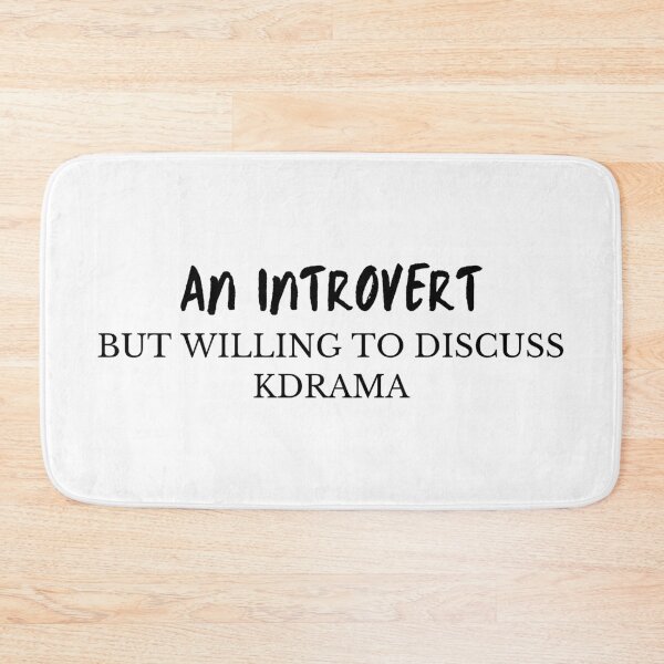 Item preview, Introvert willing to discuss kdrama designed and sold by YourChingu.